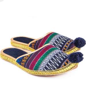 Marash Traditional Sandal Striped Dark Color