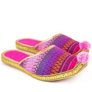Marash Traditional Sandal Striped Pink