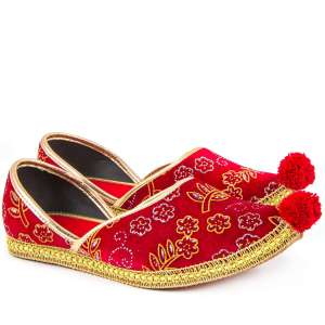 Traditional Turkish-Marash Vintage Shoes-Red