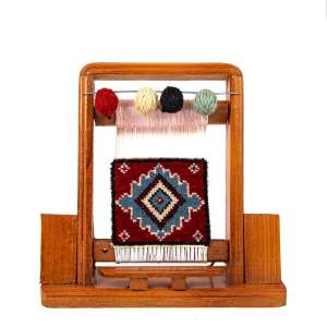 Miniature Turkish Carpet Weaving Loom